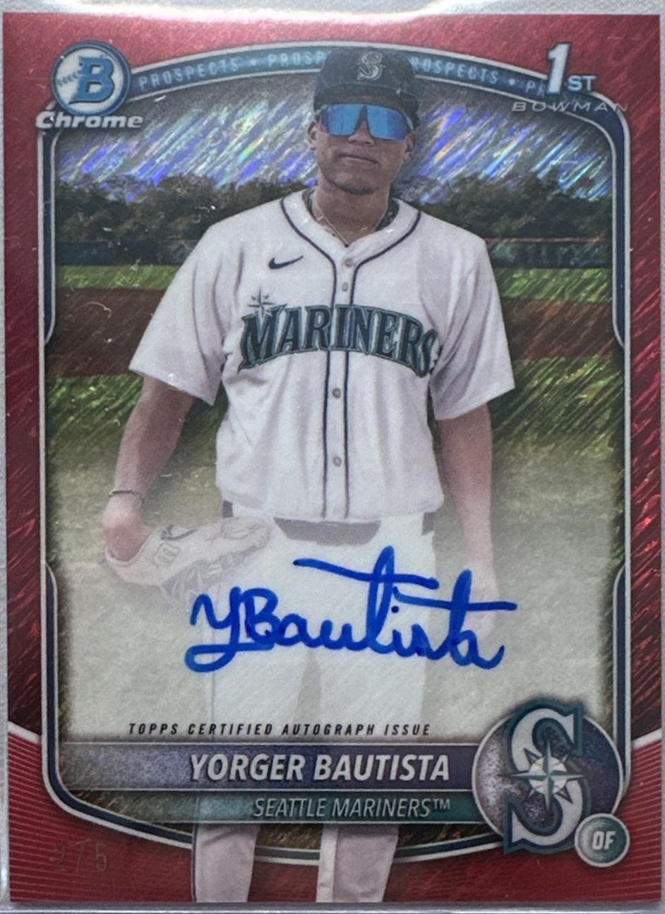 Yorger Bautista [Red Shimmer Refractor] #CPA-YB