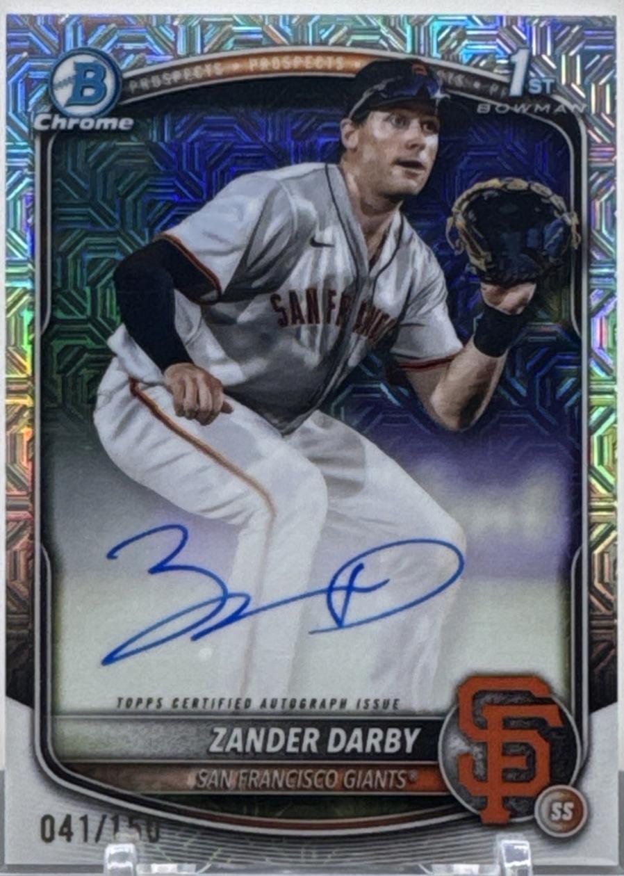 Zander Darby [Blue Refractor] #CPA-ZD
