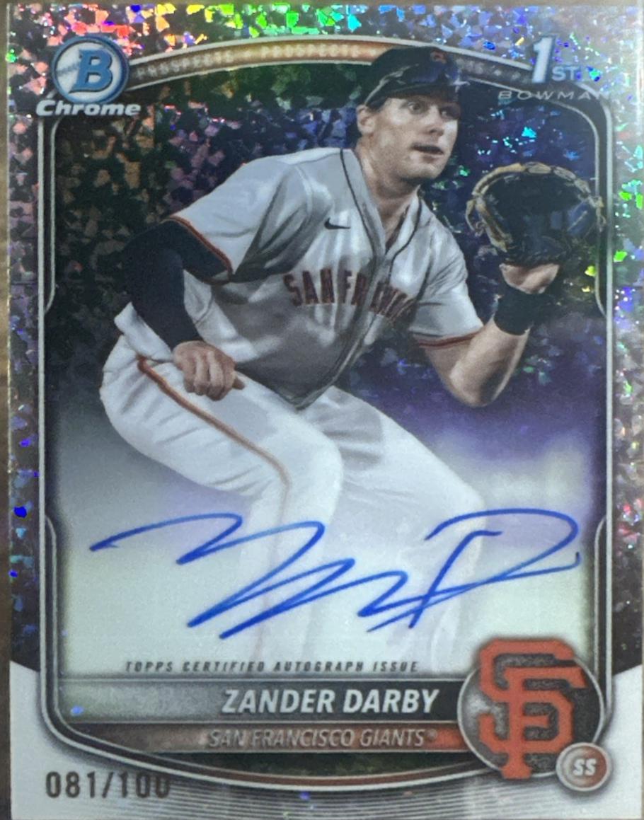 Zander Darby [Mini-Diamond Refractor] #CPA-ZD