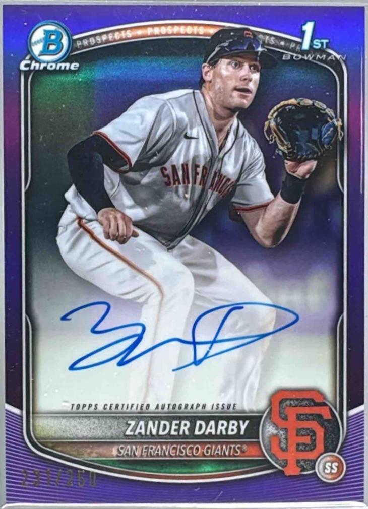 Zander Darby [Purple Refractor] #CPA-ZD