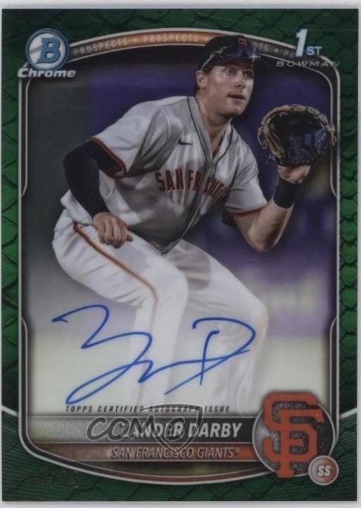 Zander Darby [Reptilian Green Refractor] #CPA-ZD