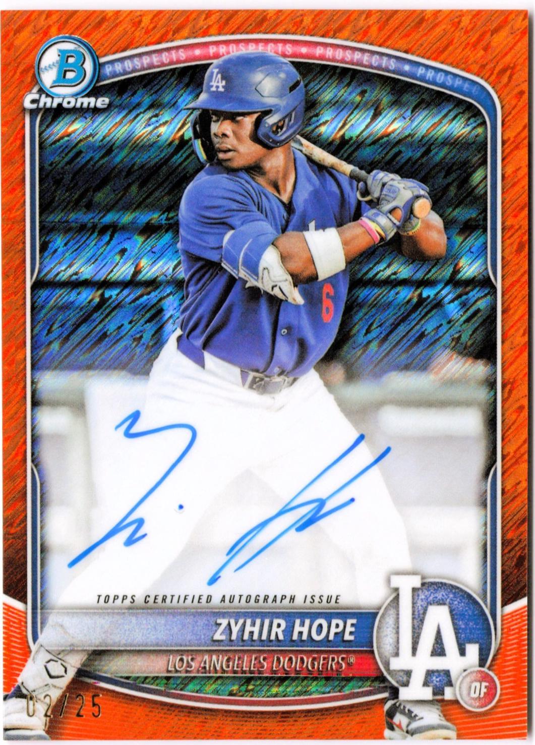 Zyhir Hope [Orange Shimmer Refractor] #CPA-ZH
