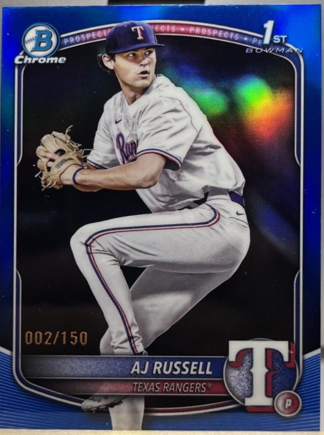 AJ Russell [Blue Refractor] #BDC-51