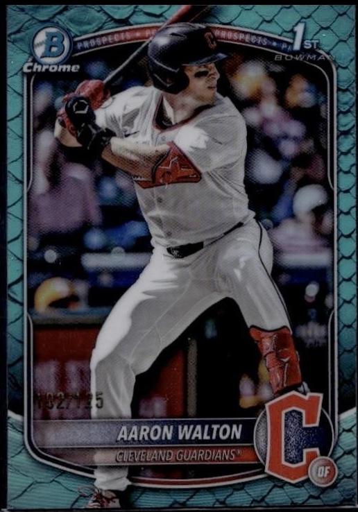 Aaron Walton [Aqua Reptilian Refractor] #BDC-134