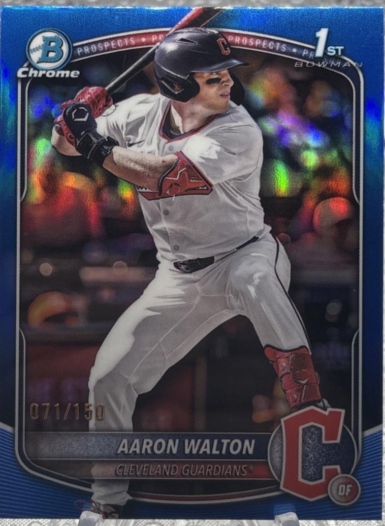 Aaron Walton [Blue Refractor] #BDC-134