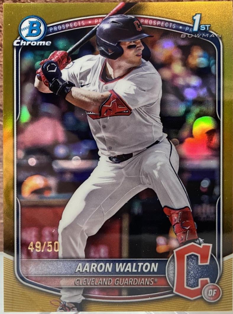 Aaron Walton [Gold Refractor] #BDC-134