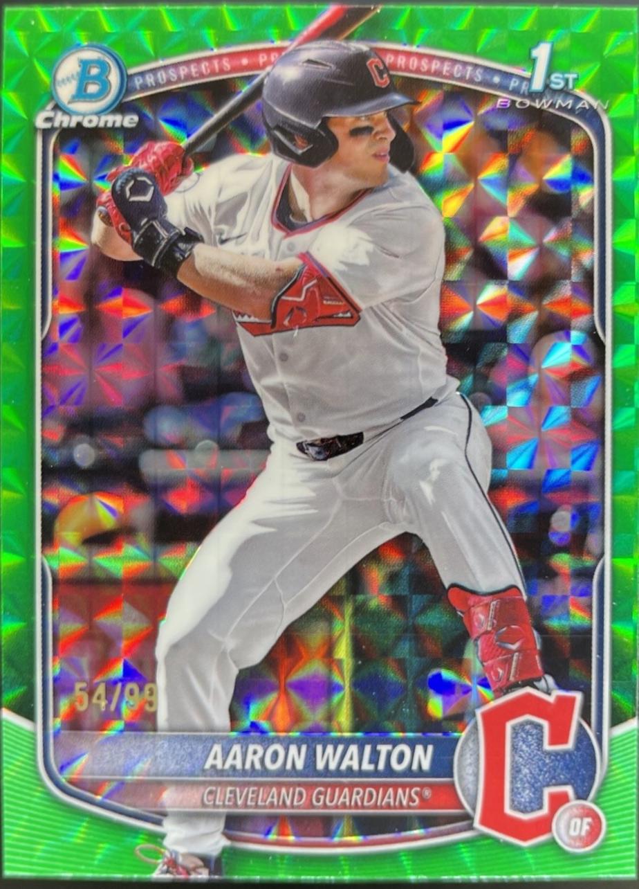 Aaron Walton [Green Refractor] #BDC-134
