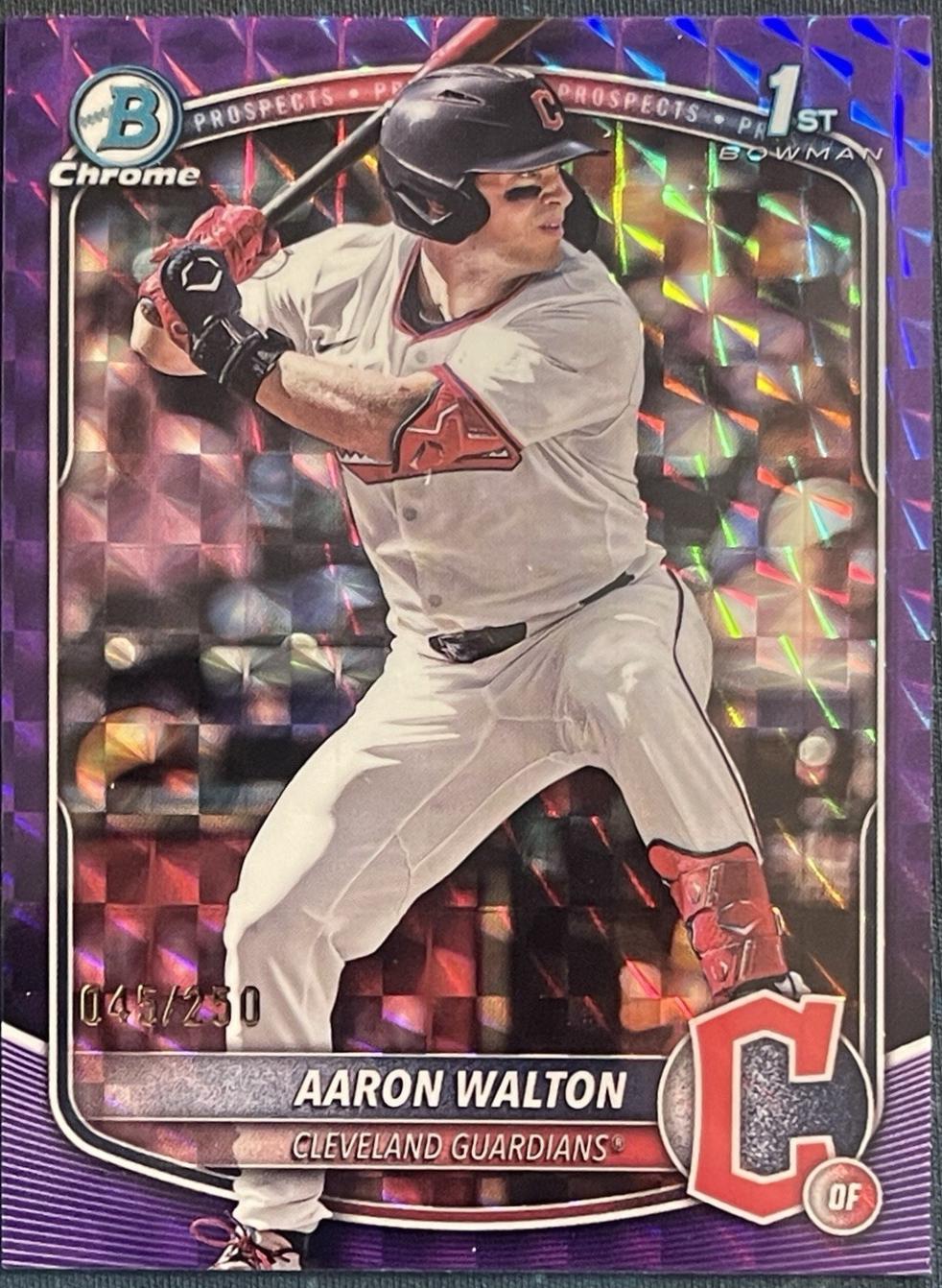 Aaron Walton [Purple Refractor] #BDC-134