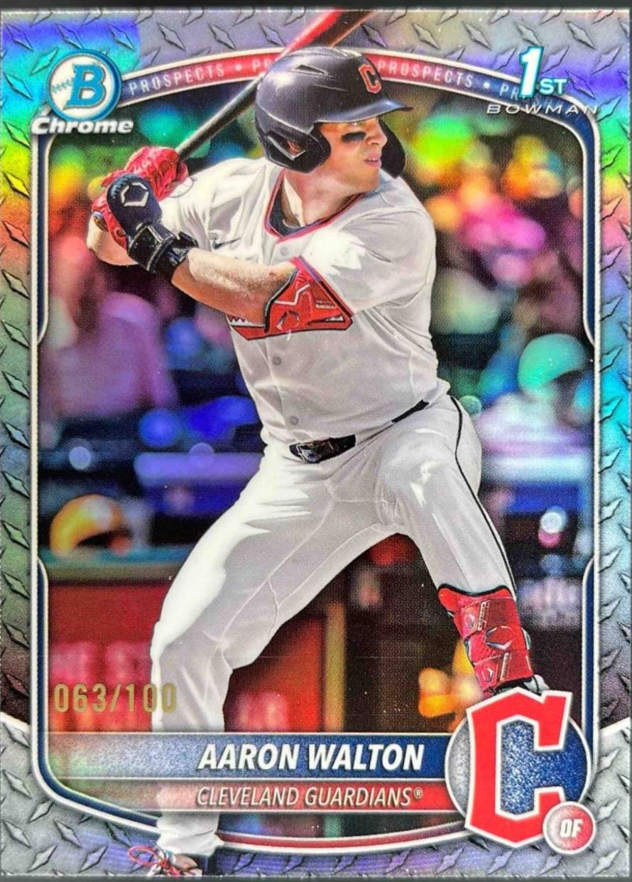 Aaron Walton [Steel Metal Refractor] #BDC-134