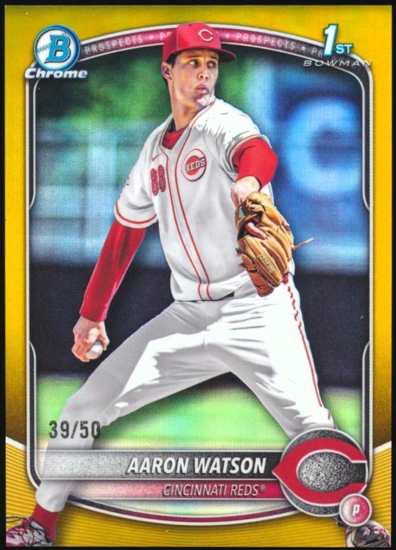 Aaron Watson [Gold Refractor] #BDC-193