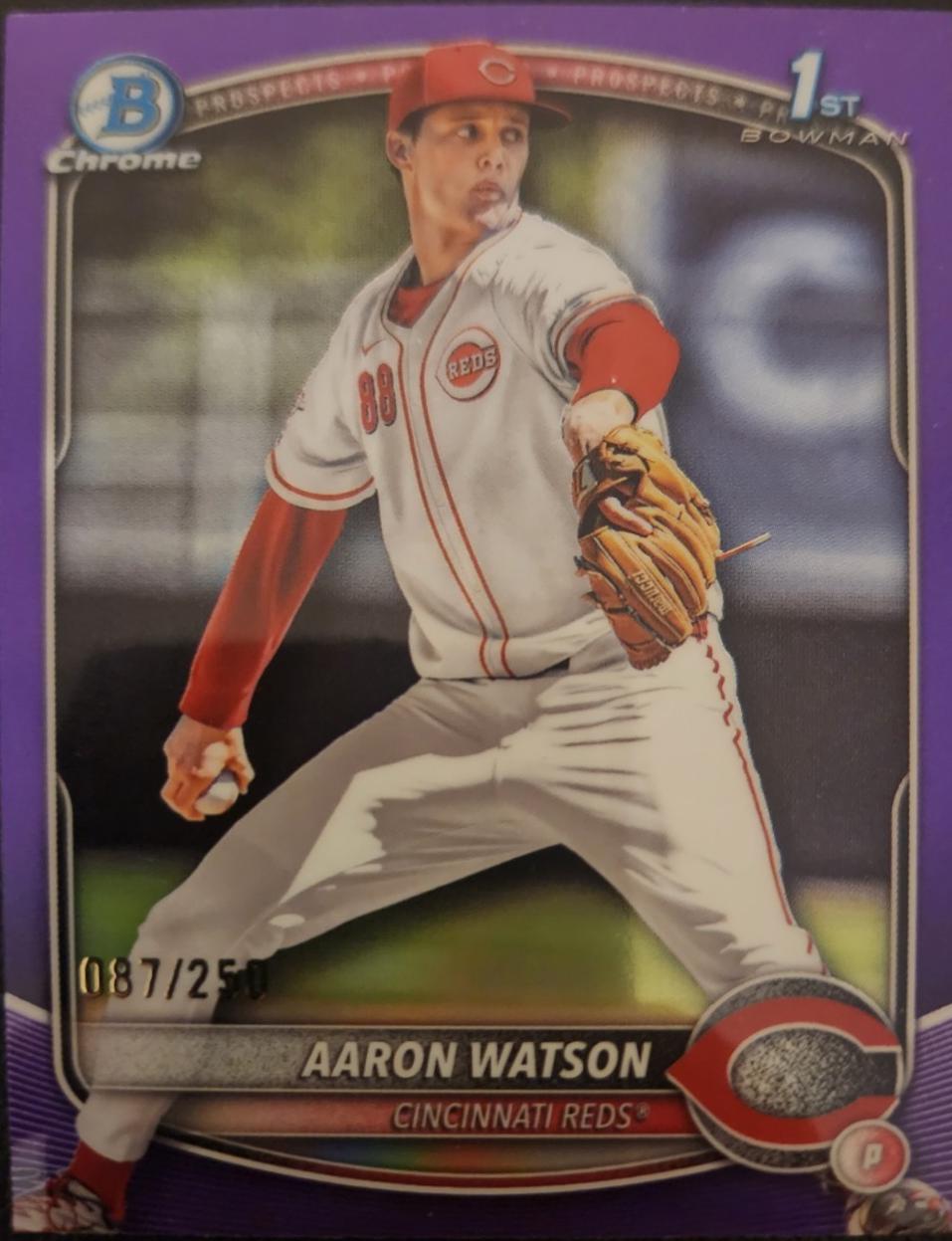 Aaron Watson [Purple Refractor] #BDC-193