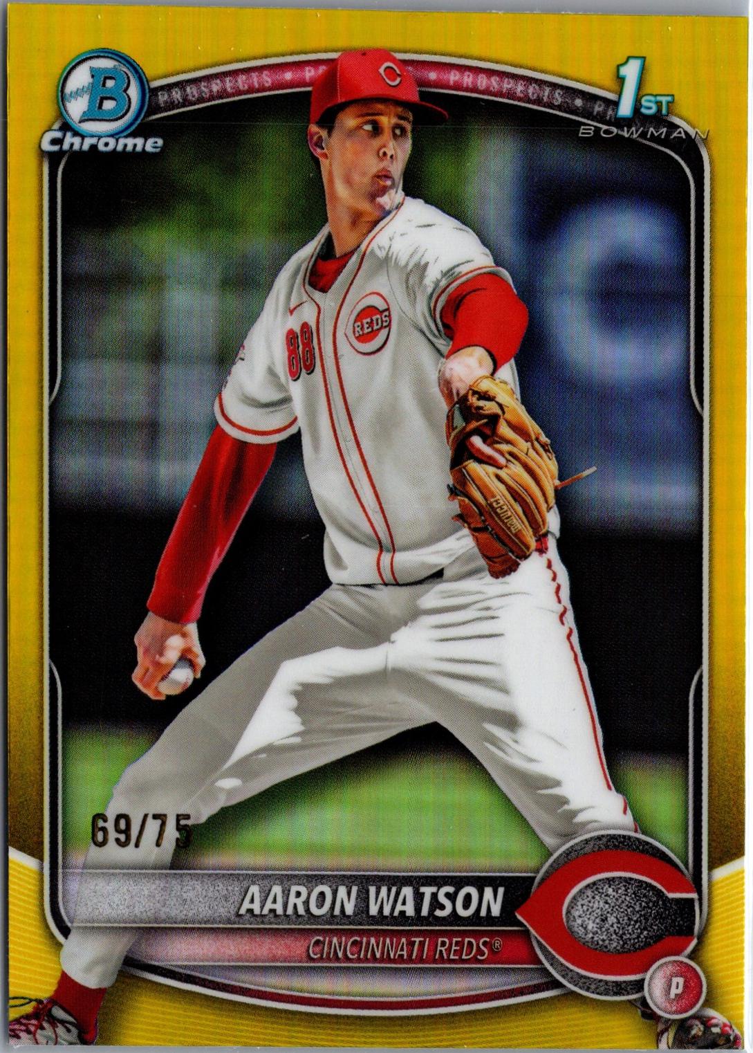 Aaron Watson [Yellow Refractor] #BDC-193