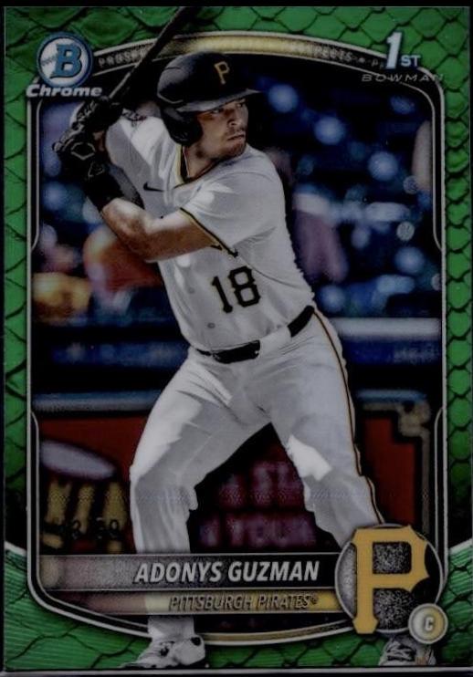Adonys Guzman [Green Reptilian Refractor] #BDC-126