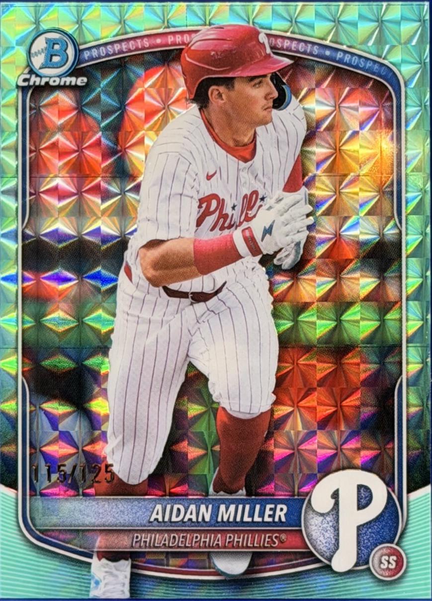 Aidan Miller [Aqua Reptilian Refractor] #BDC-180