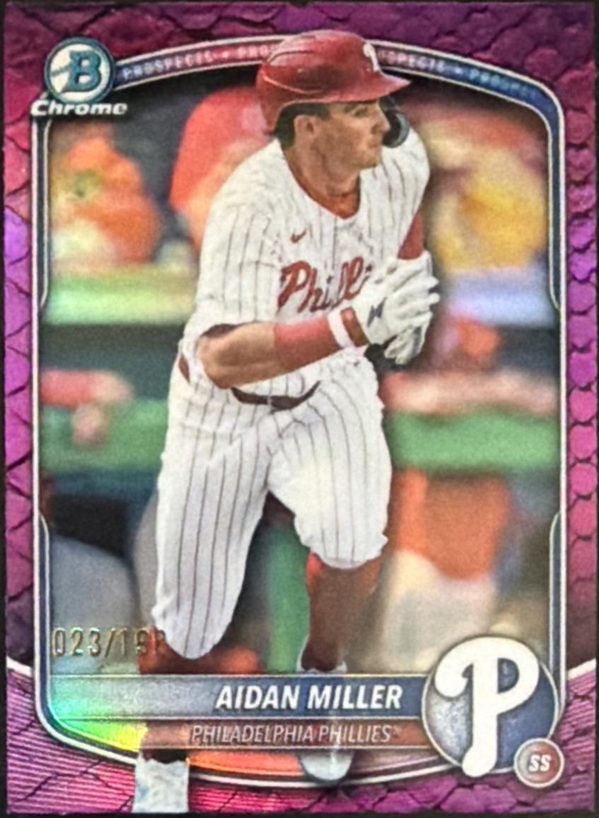 Aidan Miller [Fuchsia Reptilian Refractor] #BDC-180
