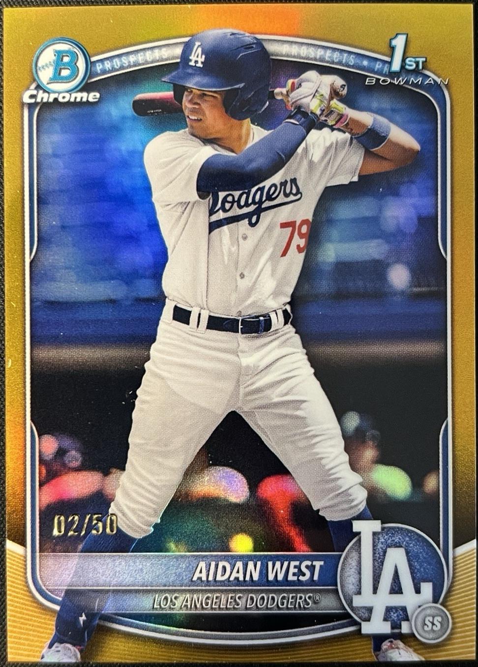 Aidan West [Gold Refractor] #BDC-6