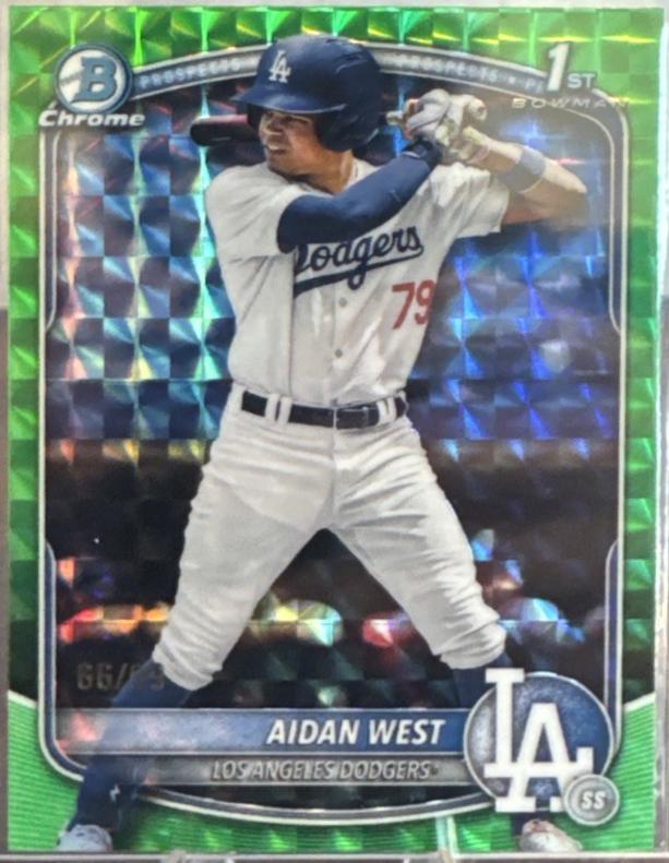 Aidan West [Green Refractor] #BDC-6