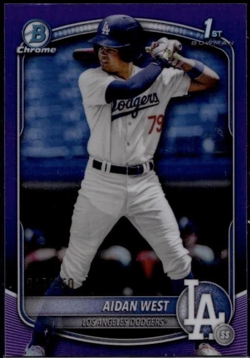 Aidan West [Purple Refractor] #BDC-6