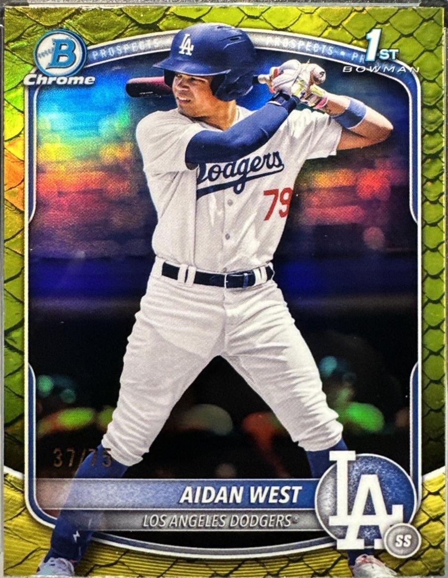 Aidan West [Yellow Reptilian Refractor] #BDC-6