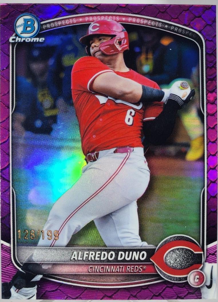 Alfredo Duno [Fuchsia Reptilian Refractor] #BDC-133