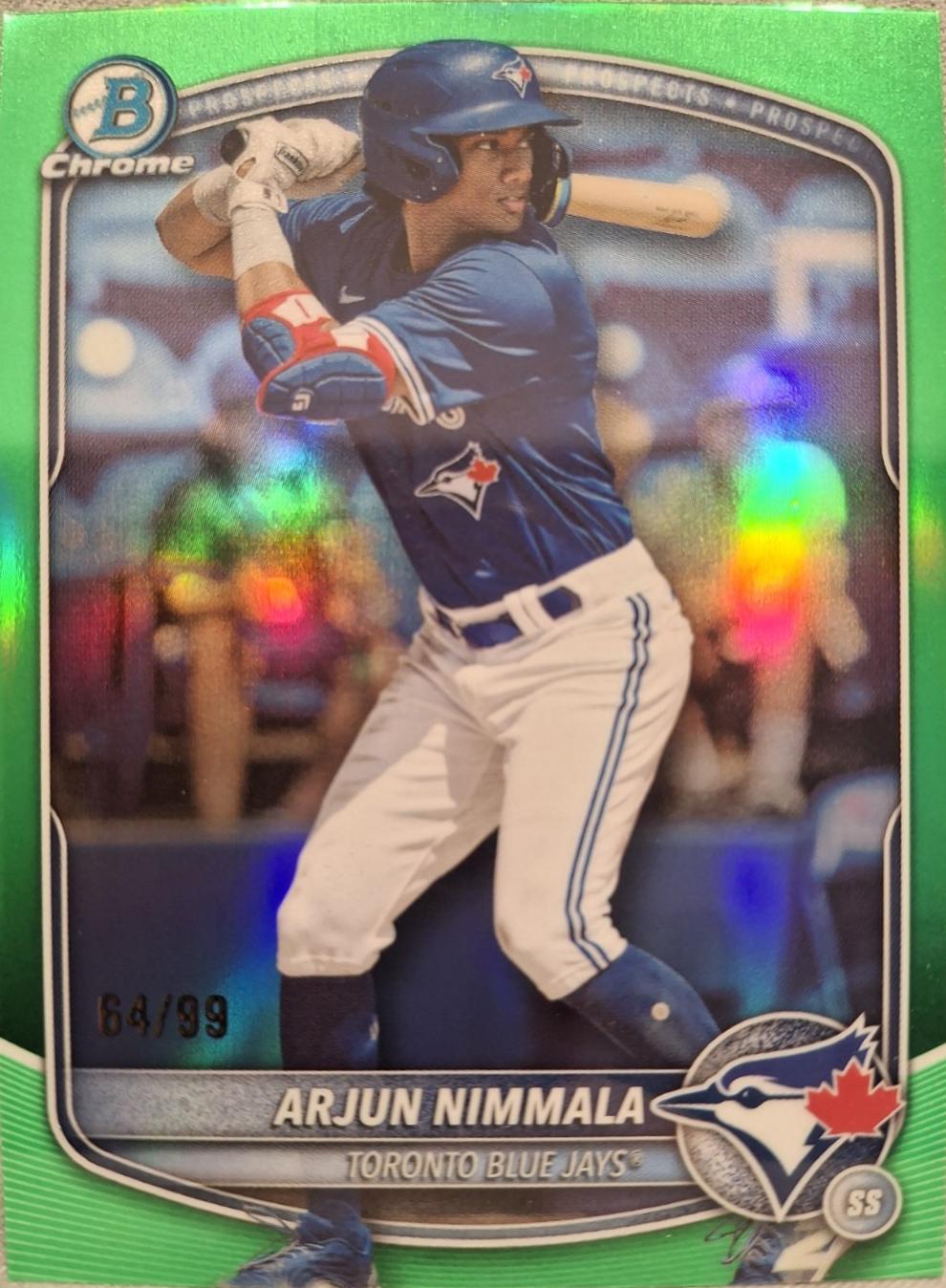 Arjun Nimmala [Green Refractor] #BDC-35
