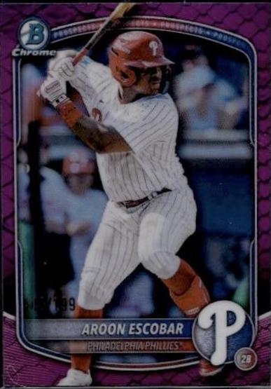 Aroon Escobar [Fuchsia Reptilian Refractor] #BDC-98