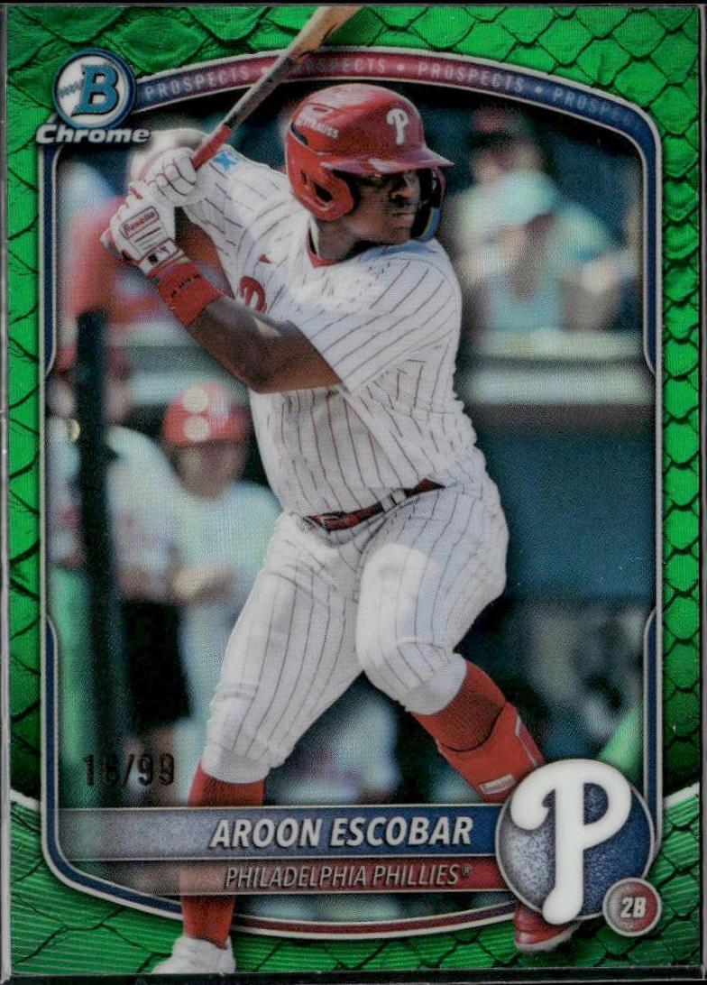 Aroon Escobar [Green Reptilian Refractor] #BDC-98