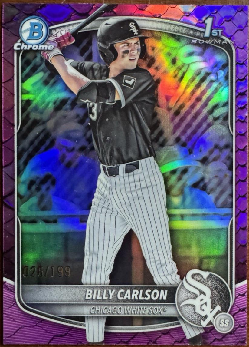 Billy Carlson [Fuchsia Reptilian Refractor] #BDC-10