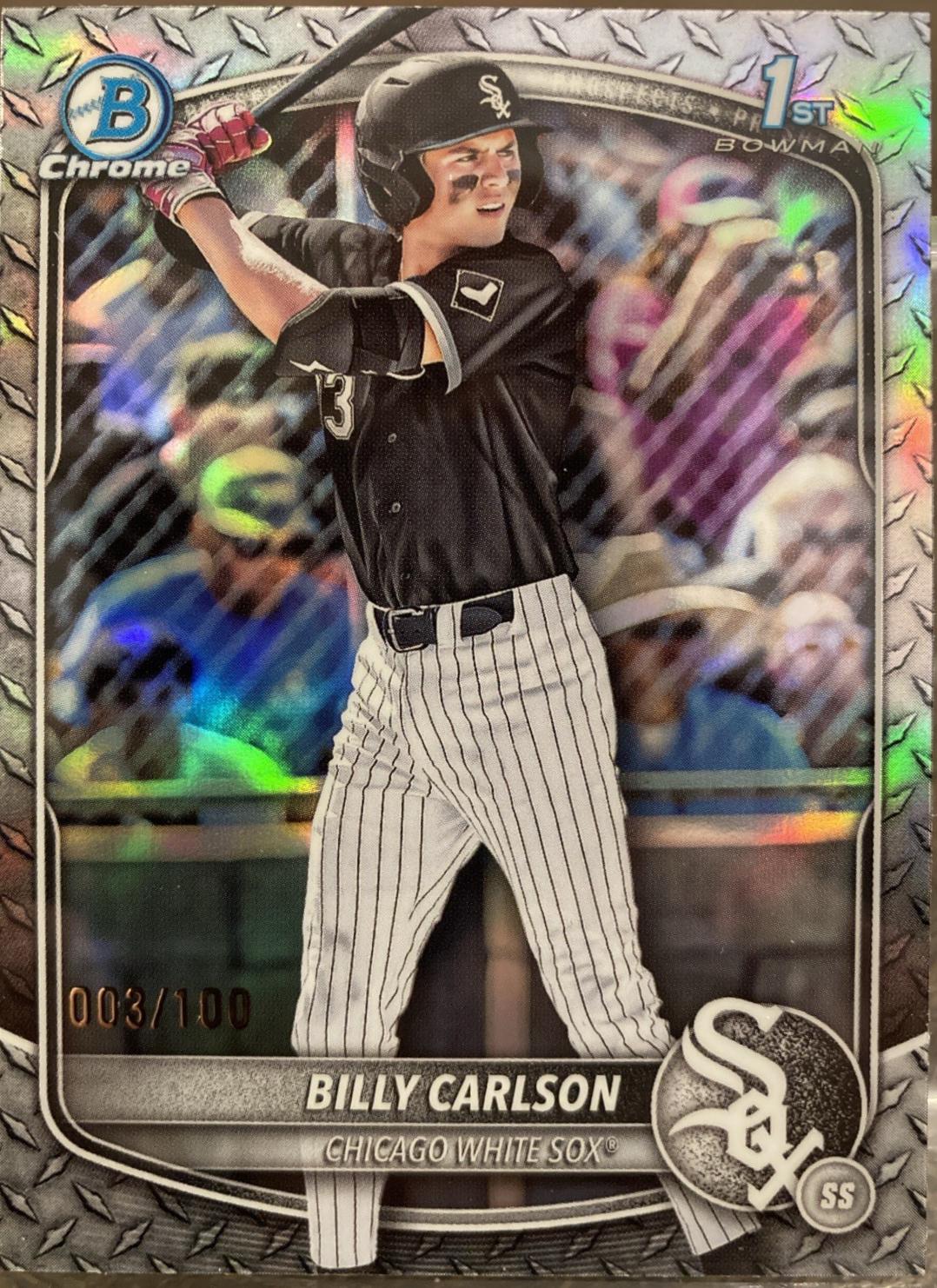 Billy Carlson [Steel Metal Refractor] #BDC-10