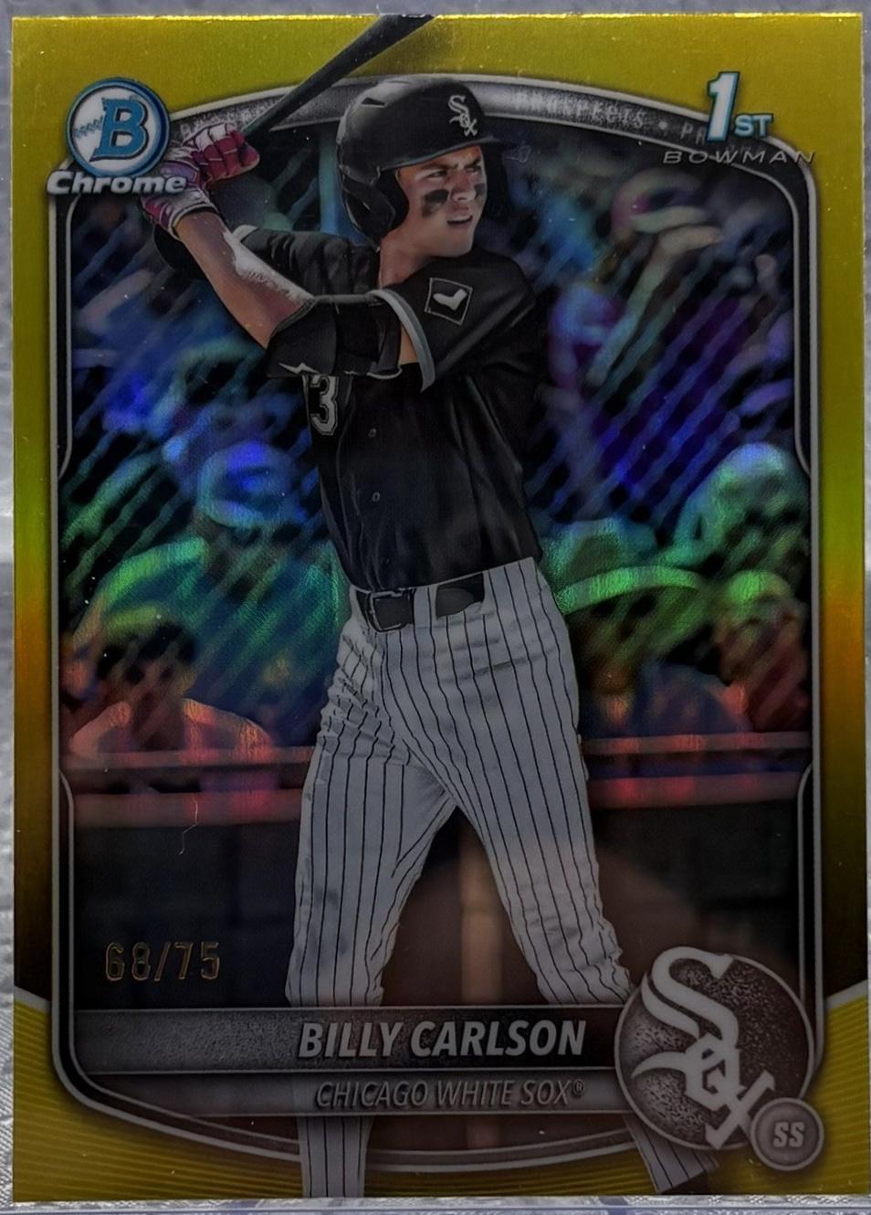 Billy Carlson [Yellow Refractor] #BDC-10