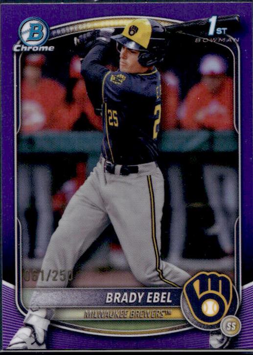 Brady Ebel [Aqua Reptilian Refractor] #BDC-194
