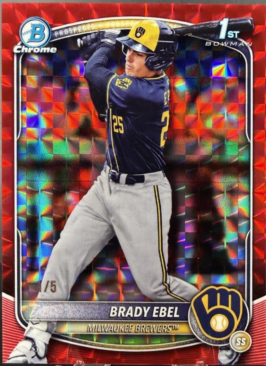 Brady Ebel [Red Refractor] #BDC-194