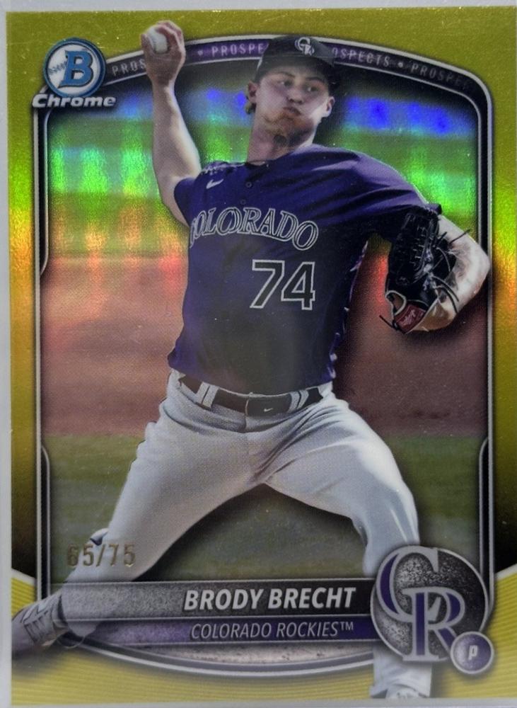 Brody Brecht [Yellow Refractor] #BDC-143