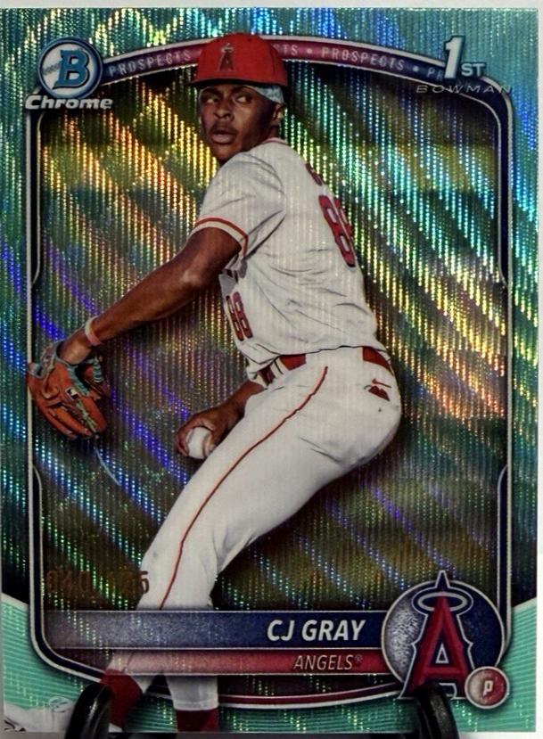 CJ Gray [Aqua Wave Refractor] #BDC-197