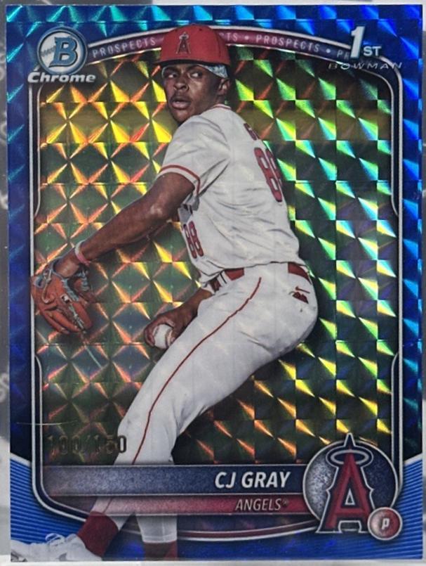CJ Gray [Blue Refractor] #BDC-197