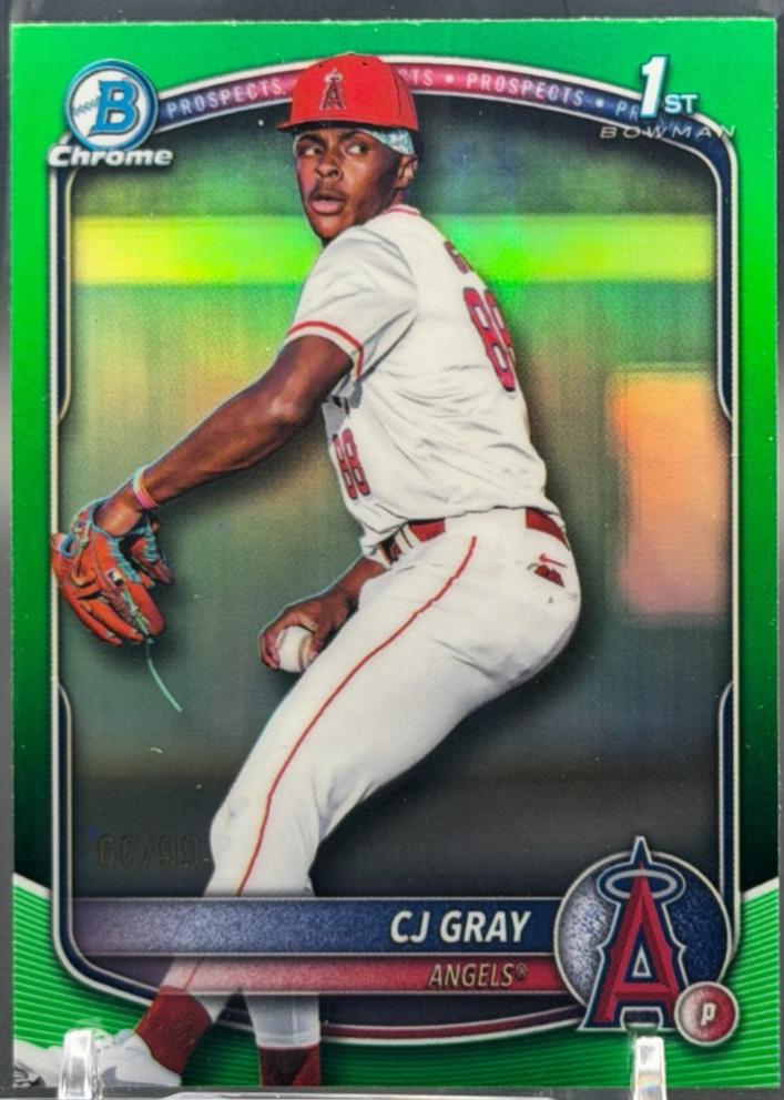 CJ Gray [Green Refractor] #BDC-197