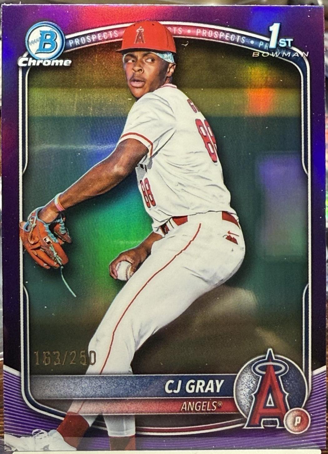 CJ Gray [Purple Refractor] #BDC-197