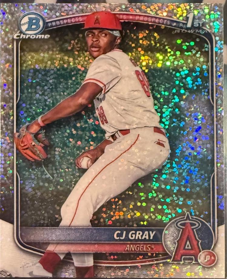CJ Gray [Sparkle Refractor] #BDC-197
