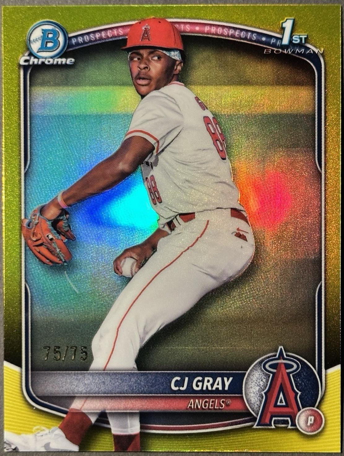 CJ Gray [Yellow Refractor] #BDC-197