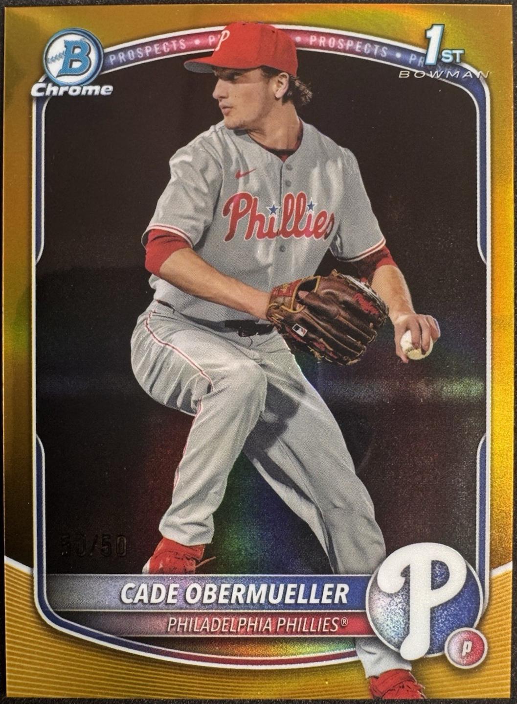 Cade Obermueller [Gold Geometric] #BDC-80