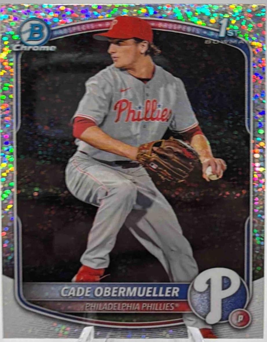 Cade Obermueller [Sparkle Refractor] #BDC-80