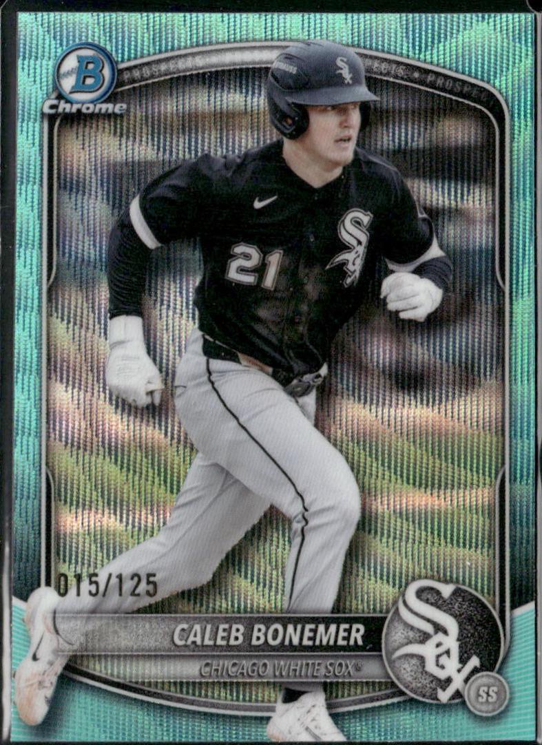 Caleb Bonemer [Aqua Wave Refractor] #BDC-184