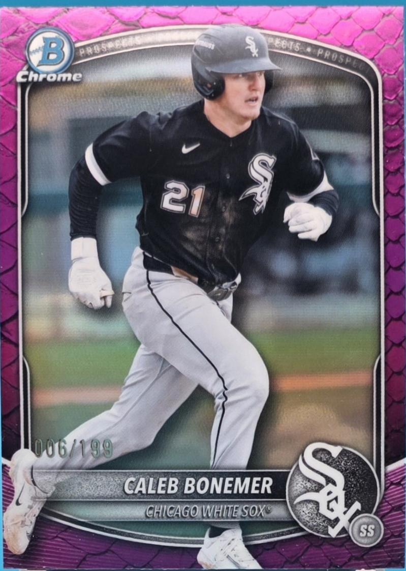 Caleb Bonemer [Fuchsia Reptilian Refractor] #BDC-184