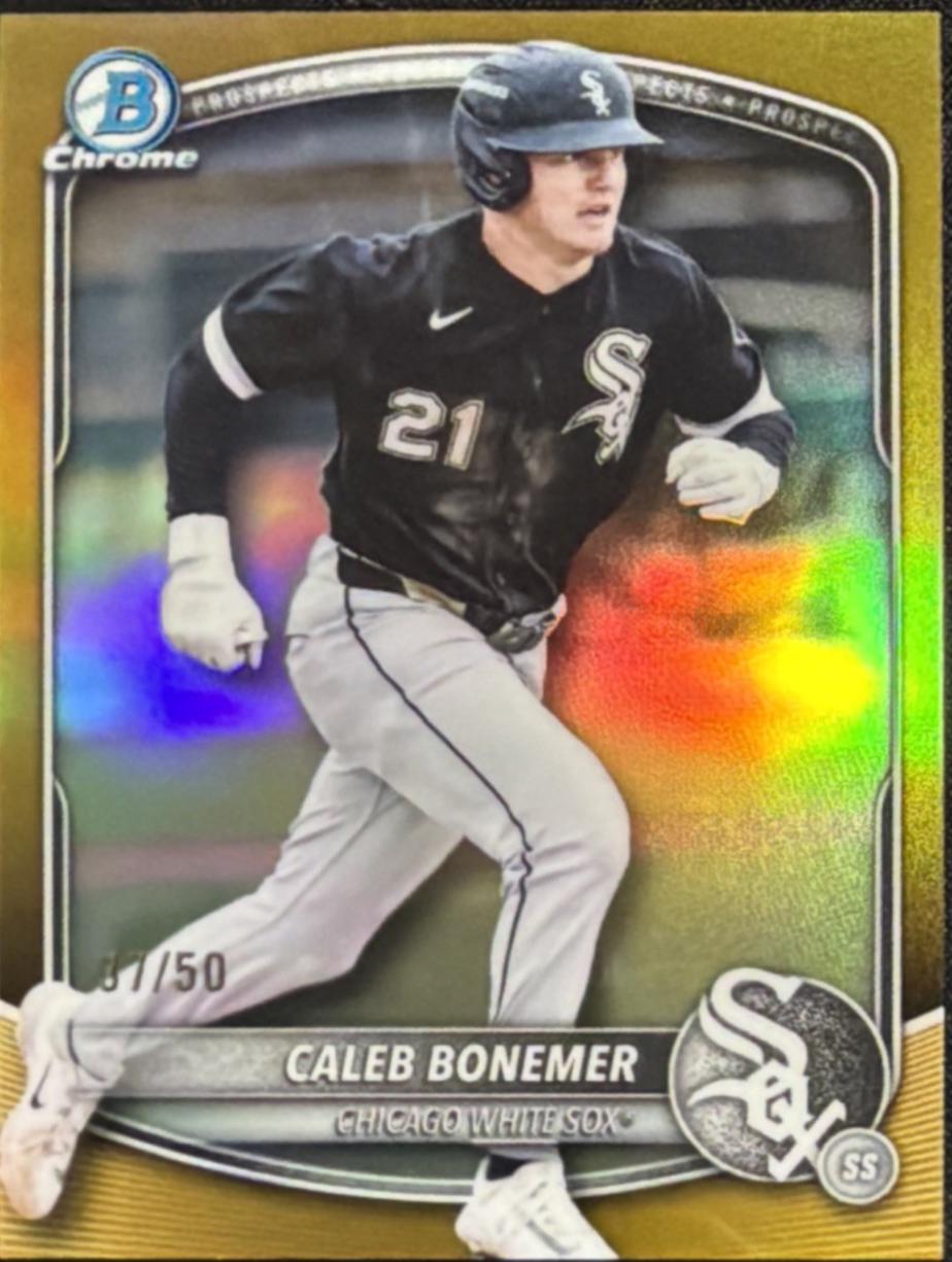 Caleb Bonemer [Gold Refractor] #BDC-184