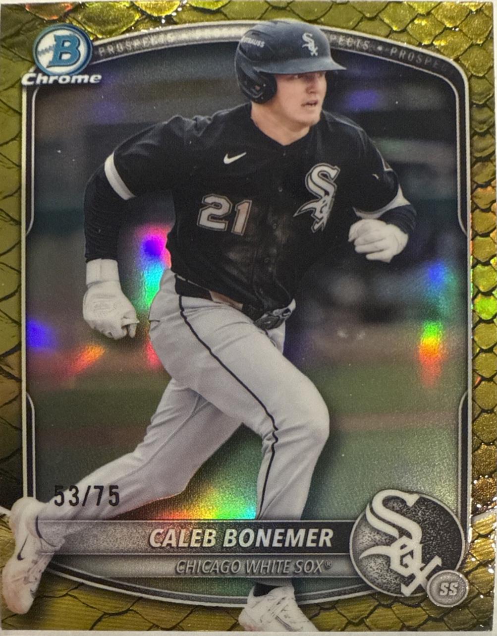 Caleb Bonemer [Yellow Reptilian Refractor] #BDC-184