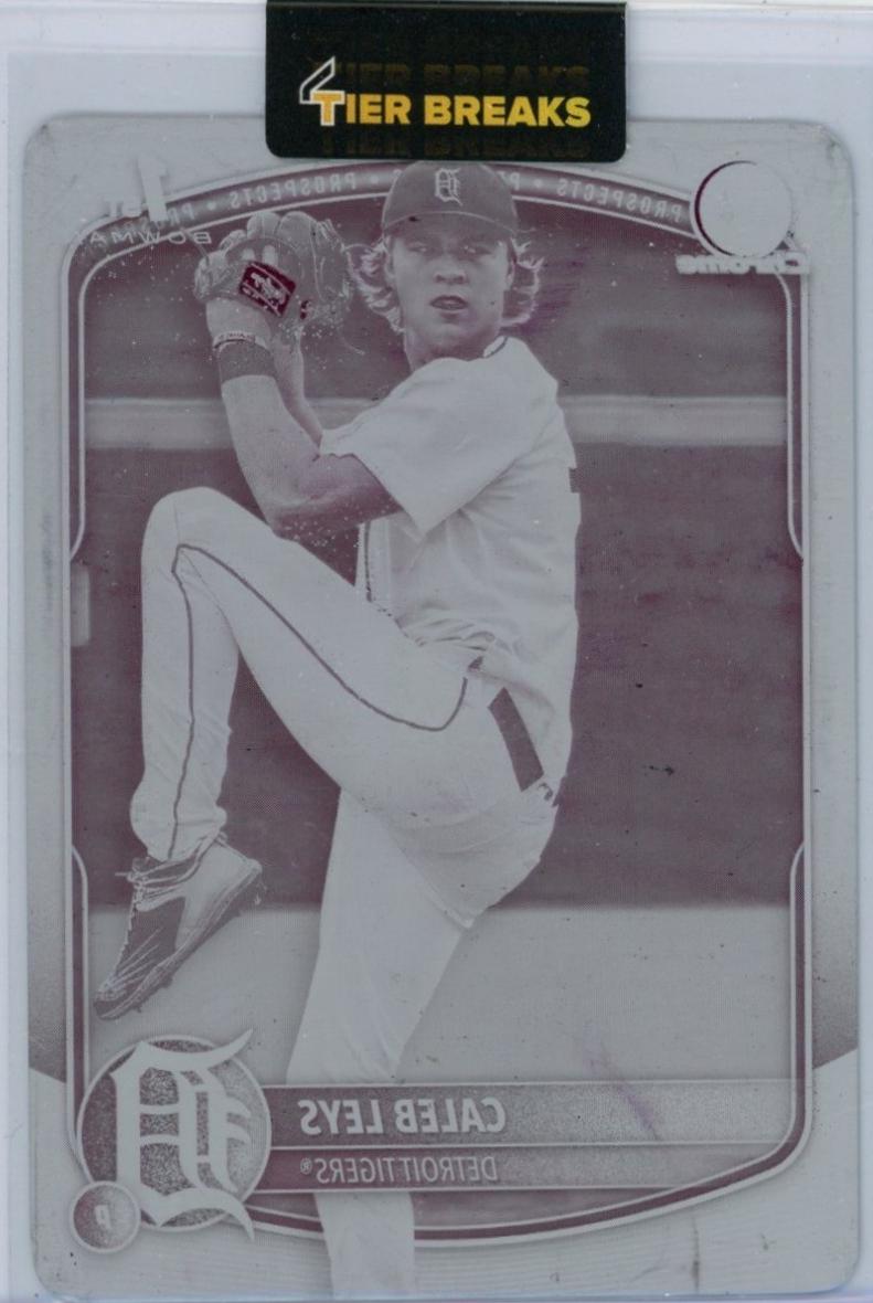 Caleb Leys [Printing Plate] #BDC-195