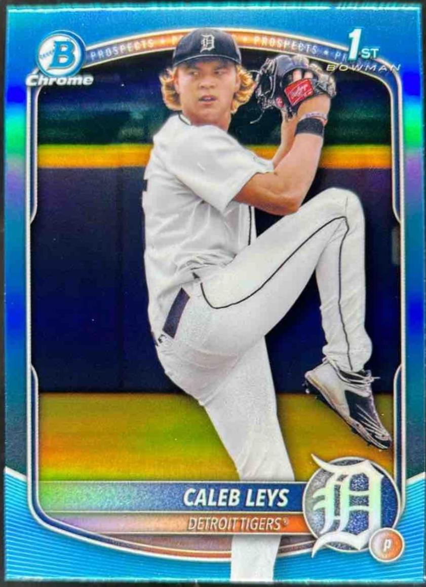 Caleb Leys [Sky Blue Refractor] #BDC-195