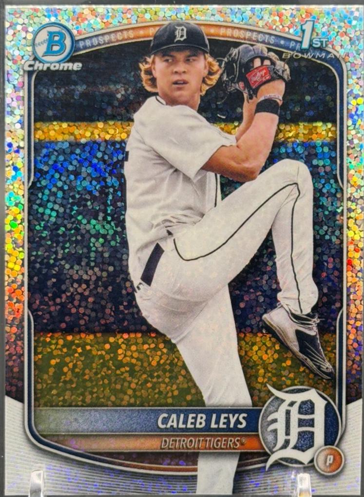 Caleb Leys [Sparkle Refractor] #BDC-195