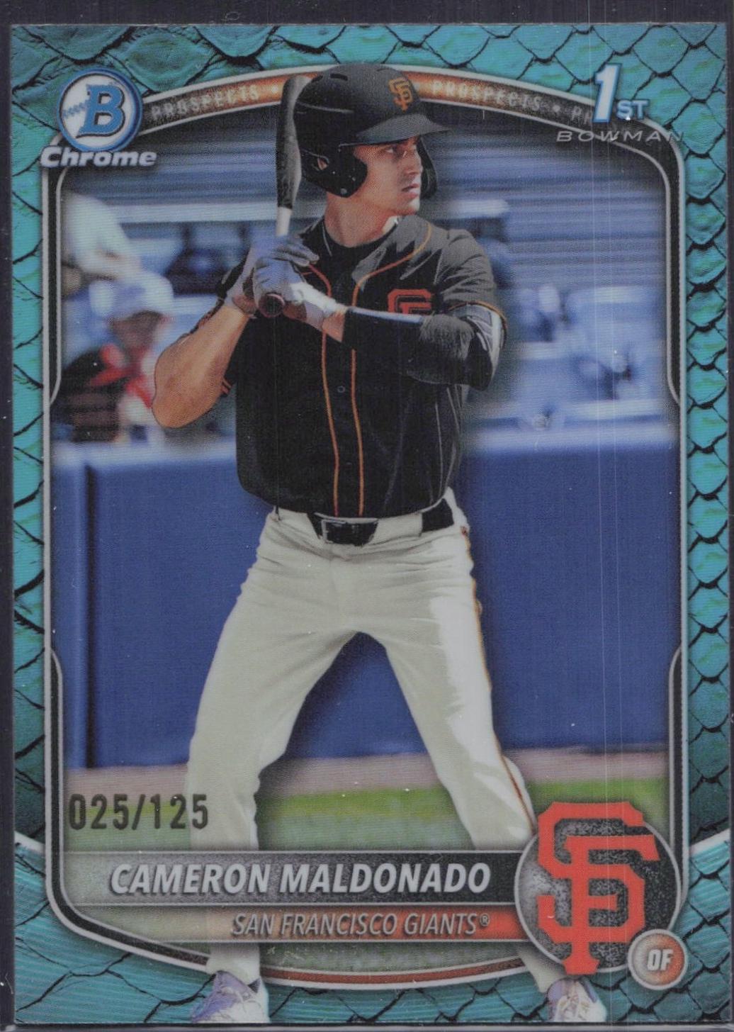 Cameron Maldonado [Aqua Reptilian Refractor] #BDC-99