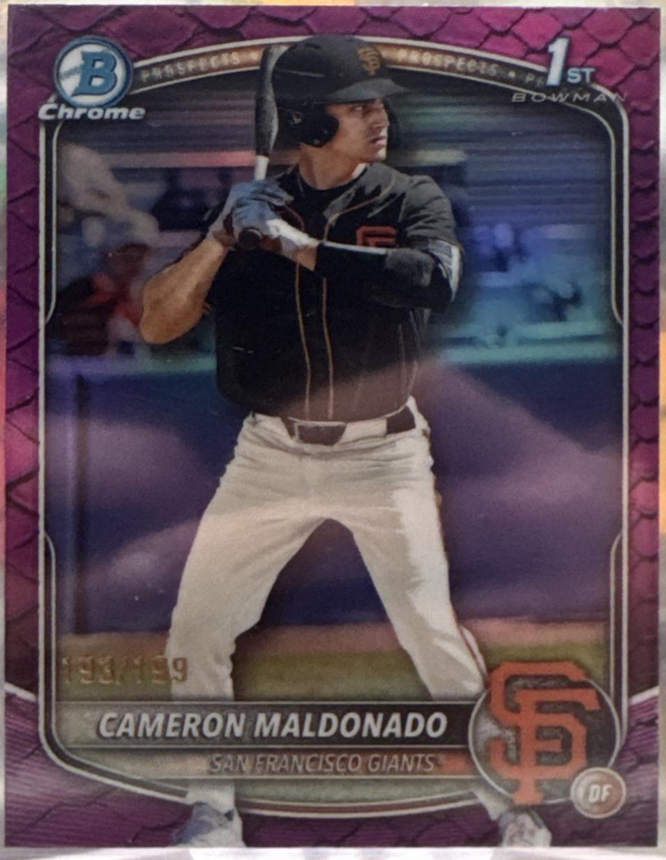 Cameron Maldonado [Fuchsia Reptilian Refractor] #BDC-99